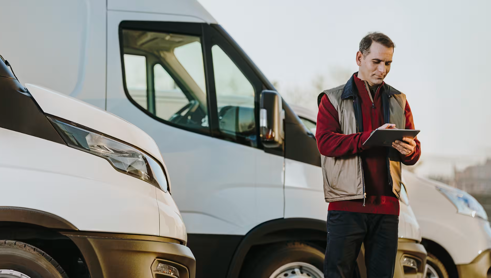Technicien Étoile Routière en intervention sur l'installation électrique d'un van